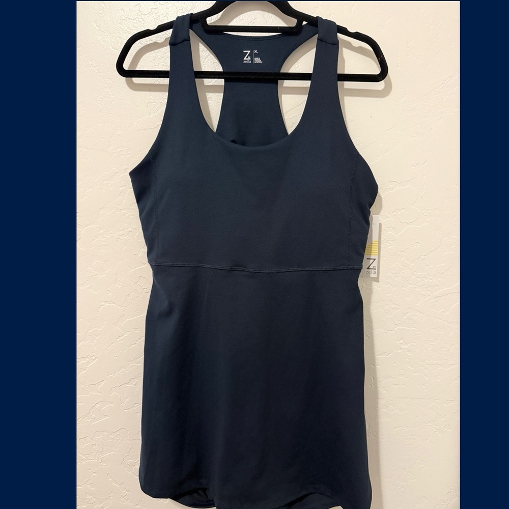 Z by Zella Navy Athletic Tennis Dress – Size XL NWT - Picture 2 of 6